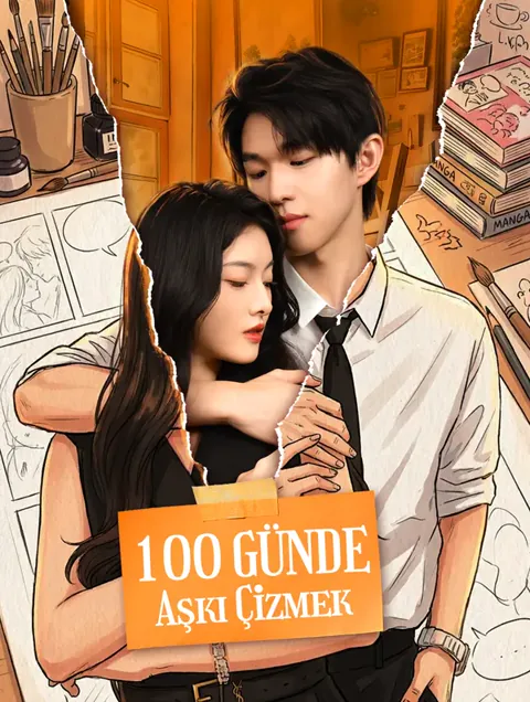 100 Günde Aşkı Çizmek dizisi kapak görseli — 54 bölüm full HD Türkçe izle