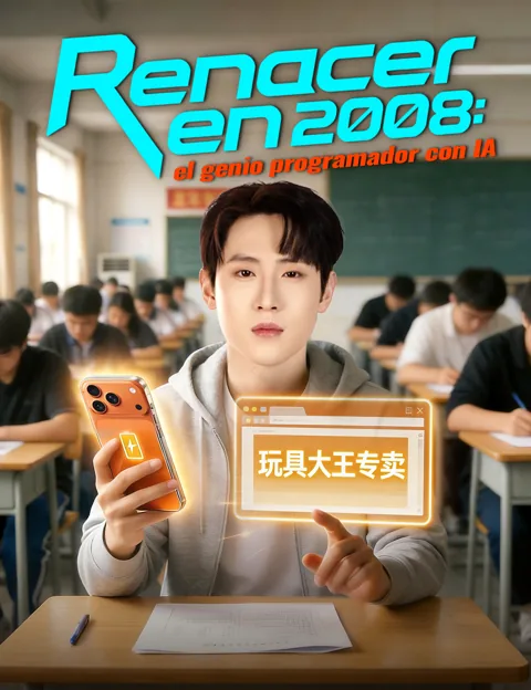 Renacer en 2008: el genio programador con IA portada — ver los 77 episodios gratis en HD