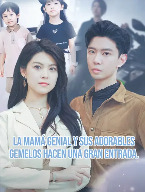 La mamá genial y sus adorables gemelos hacen una gran entrada.(Doblado)