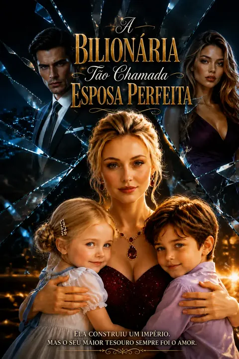 A Esposa Supostamente Perfeita do Bilionário capa — assistir aos 62 episódios grátis em HD