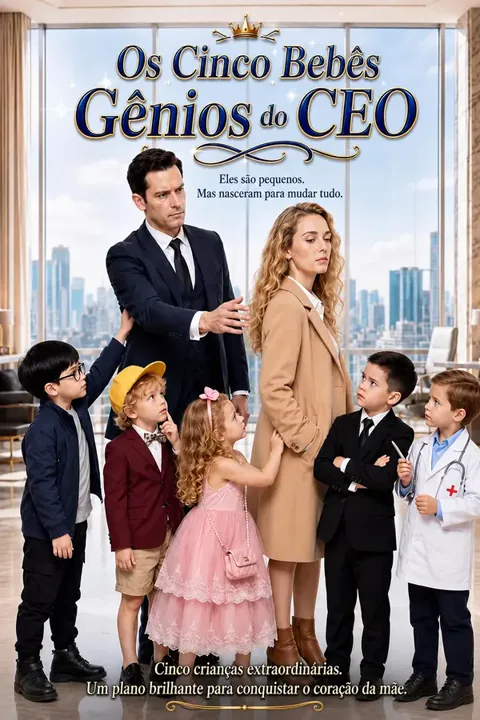 Os Cinco Bebês Gênios do CEO capa — assistir aos 42 episódios grátis em HD
