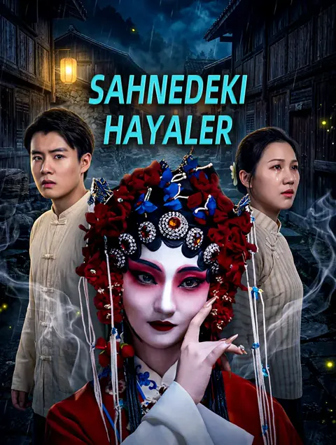 Sahnedeki Hayaler dizisi kapak görseli — 40 bölüm full HD Türkçe izle