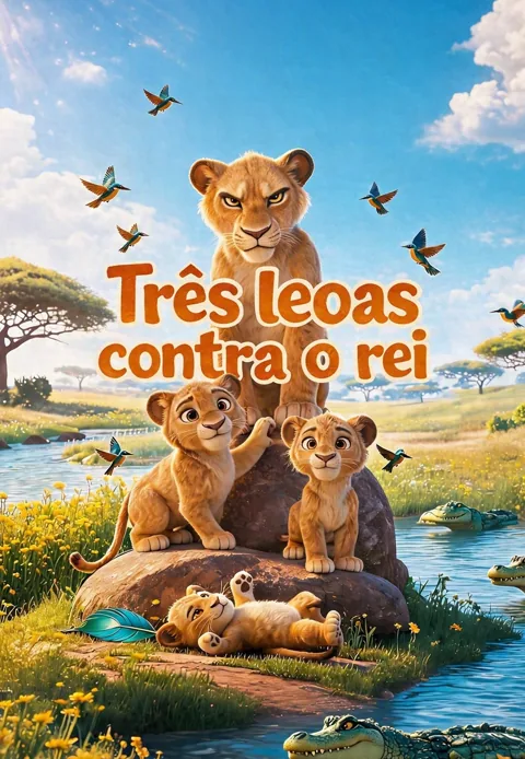 Três leoas contra o rei capa — assistir aos 30 episódios grátis em HD