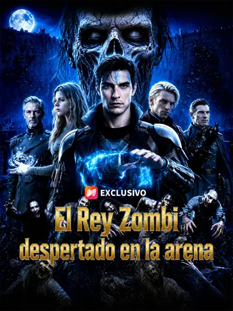 El Rey Zombi despertado en la arena