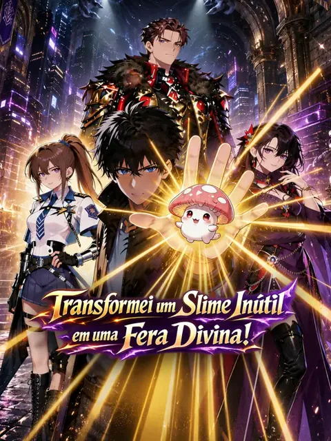 Transformei um Slime Inútil em uma Fera Divina!