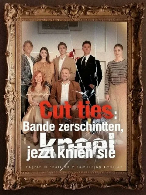Bande zerschnitten, jetzt knien sie
