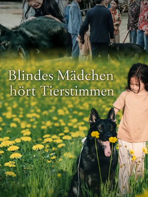 Blindes Mädchen hört Tierstimmen