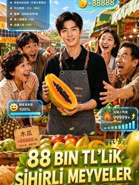 88 bin TL'lik sihirli meyveler dizisi kapak görseli — 70 bölüm full HD Türkçe izle