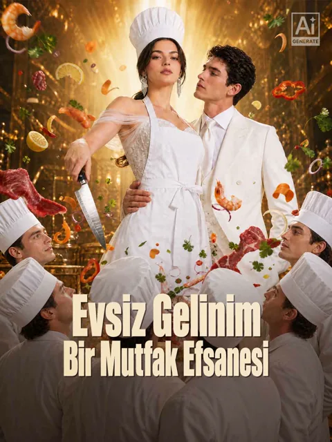 Evsiz Gelinim Bir Mutfak Efsanesi dizisi kapak görseli — 50 bölüm full HD Türkçe izle