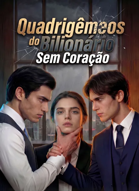 Quadrigêmeos do Bilionário Sem Coração capa — assistir aos 17 episódios grátis em HD