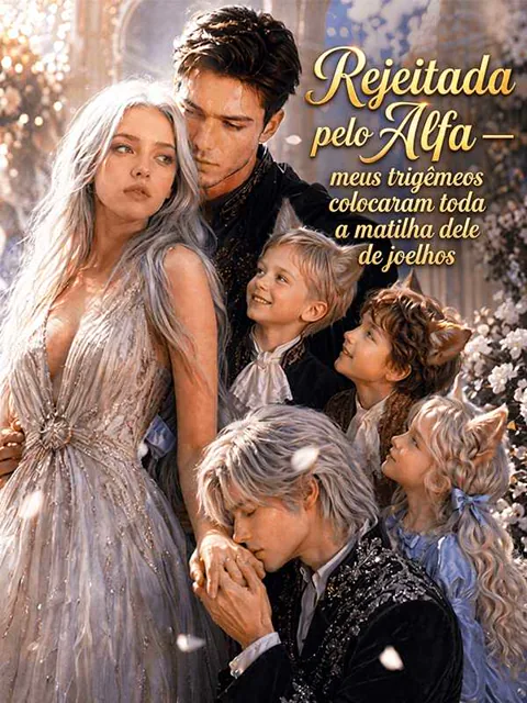 Rejeitada pelo Alfa — meus trigêmeos colocaram toda a matilha dele de joelhos capa — assistir aos 40 episódios grátis em HD