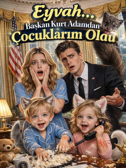 Eyvah... Başkan Kurt Adamdan Çocuklarım Oldu dizisi kapak görseli — 39 bölüm full HD Türkçe izle
